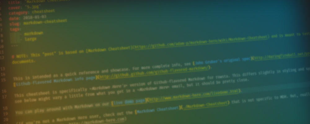 Markdown Cheatsheet